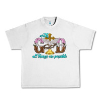 Lunar Rock with god all things are possible Urban Heavy Tee - NancyCooperArtShop