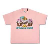 Salmon with god all things are possible Urban Heavy Tee - NancyCooperArtShop