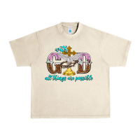 Sandshell with god all things are possible Urban Heavy Tee - NancyCooperArtShop
