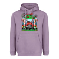Lavender small town christmas Heavyweight Hoodie - CowGirlArtShop
