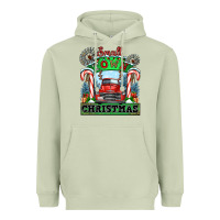 Matcha small town christmas Heavyweight Hoodie - CowGirlArtShop