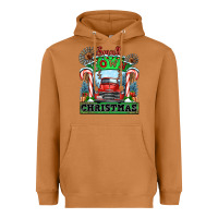 Meerkat small town christmas Heavyweight Hoodie - CowGirlArtShop