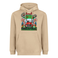Mushroom small town christmas Heavyweight Hoodie - CowGirlArtShop