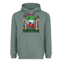 Sage small town christmas Heavyweight Hoodie - CowGirlArtShop