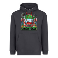 Smoke small town christmas Heavyweight Hoodie - CowGirlArtShop