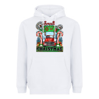 White small town christmas Heavyweight Hoodie - CowGirlArtShop