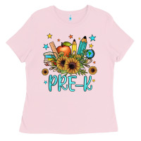 Bubblegum Pink pre k Ladies Tee - JahusDesignShop