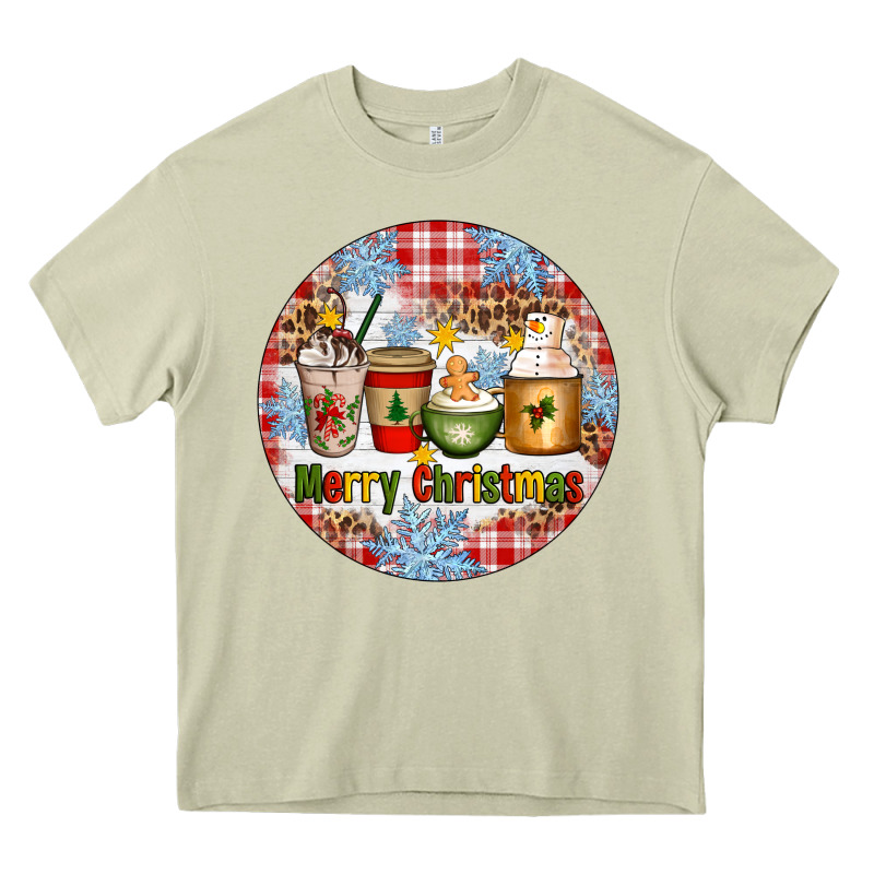 Merry Christmas Coffee Cups Heavy Core Tee by Artiststas | Teevron