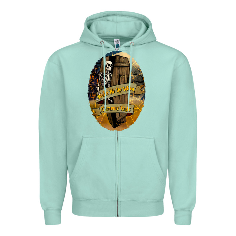 Wake Me Up When Summer Ends Zipper Hoodie by texasbilliewilder | Teevron