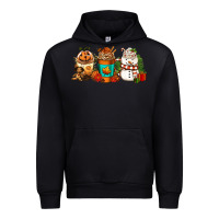Black Halloween thanksgiving christmas coffee cups Urban Hoodie - FaDigitalArtStudio