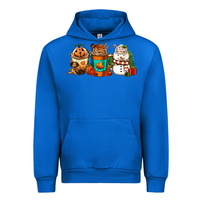 Halloween Thanksgiving Christmas Coffee Cups Urban Hoodie by FaDigitalArtStudio | Teevron