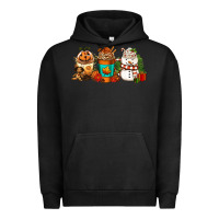 Pigment Black Halloween thanksgiving christmas coffee cups Urban Hoodie - FaDigitalArtStudio