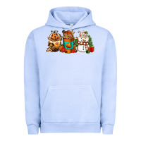Pigment Grape Ice Halloween thanksgiving christmas coffee cups Urban Hoodie - FaDigitalArtStudio