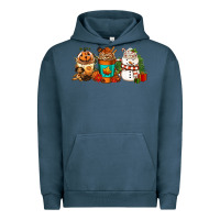 Pigment Midnight Navy Halloween thanksgiving christmas coffee cups Urban Hoodie - FaDigitalArtStudio