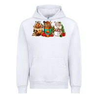 White Halloween thanksgiving christmas coffee cups Urban Hoodie - FaDigitalArtStudio