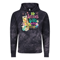 Cloud Black easter jesus fills my cup Vintage Hoodie - MaliasSmallBusiness