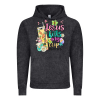 Vintage Black easter jesus fills my cup Vintage Hoodie - MaliasSmallBusiness