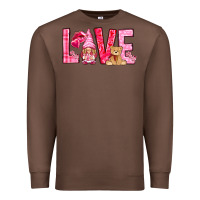 Chestnut Love with gnome Valentine's Day Premium Sweatshirt - HowdyJamesFarm