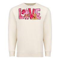 Sandshell Love with gnome Valentine's Day Premium Sweatshirt - HowdyJamesFarm