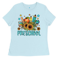 Baby Blue preschool Ladies Tee - JahusDesignShop