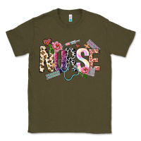 Army Green nurse Classic Tee - NancyCooperArtShop