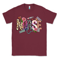 Burgundy nurse Classic Tee - NancyCooperArtShop