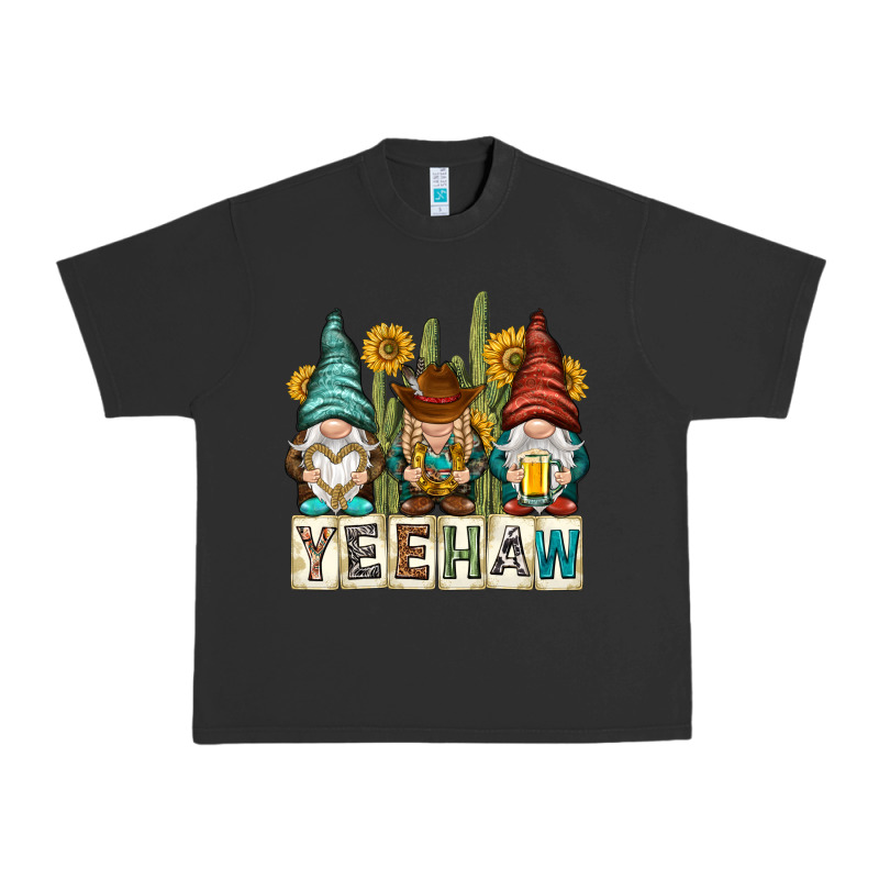 Yeehaw With Gnomies Urban Heavy Tee by NancyCooperArtShop | Teevron
