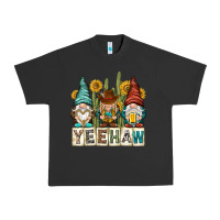 Pigment Black yeehaw with gnomies Urban Heavy Tee - NancyCooperArtShop