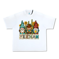 White yeehaw with gnomies Urban Heavy Tee - NancyCooperArtShop