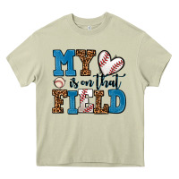 Mossy my heart is on that field baseball Heavy Core Tee - AdoDesignShop
