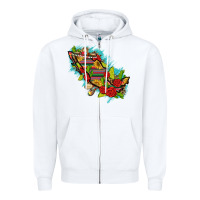 White Mexico Map with Leopard and Sunflowers Zipper Hoodie - texasbilliewilder