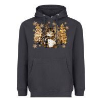 Smoke snowman with christmas trees 11inches Heavyweight Hoodie - CowGirlArtShop