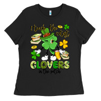 Black i teach the cutest clovers in the patch Ladies Tee - Artiststas