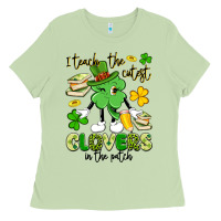 Matcha i teach the cutest clovers in the patch Ladies Tee - Artiststas