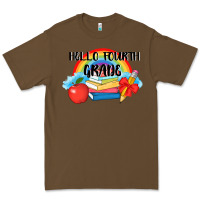 Cacao back to school hello fourth grade 3200x2400 Premium Tee - AdoDesignShop