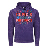Cloud Purple cupid's favorite pharmacy tech Vintage Hoodie - MaliasSmallBusiness