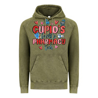 Vintage Olive cupid's favorite pharmacy tech Vintage Hoodie - MaliasSmallBusiness