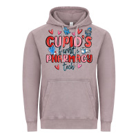 Vintage Zinc cupid's favorite pharmacy tech Vintage Hoodie - MaliasSmallBusiness