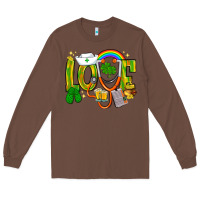 Chestnut St. Patrick's Love Nurse Long Sleeve Tee - BundleAndBundleShop