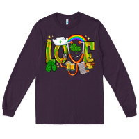 Plum St. Patrick's Love Nurse Long Sleeve Tee - BundleAndBundleShop