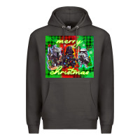 Smoke merry christmas gnomies Premium Hoodie - CowGirlArtShop
