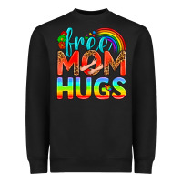 Pride Lgbtq Free Mom Hugs Heavyweight Sweatshirt | Teevron