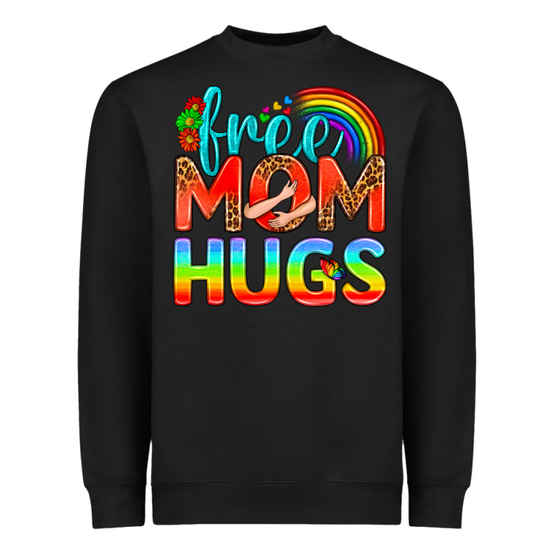 Pride Lgbtq Free Mom Hugs Heavyweight Sweatshirt by BundleAndBundleShop | Teevron
