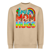 Mushroom Pride LGBTQ Free Mom Hugs Heavyweight Sweatshirt - BundleAndBundleShop