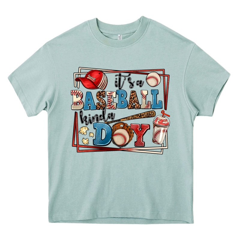 Its A Baseball Kinda Day Heavy Core Tee by AdoDesignShop | Teevron