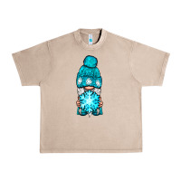 French Oak winter gnome with snowflake Urban Heavy Tee - NancyCooperArtShop