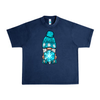 Navy winter gnome with snowflake Urban Heavy Tee - NancyCooperArtShop