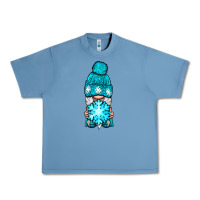 Pebble Blue winter gnome with snowflake Urban Heavy Tee - NancyCooperArtShop