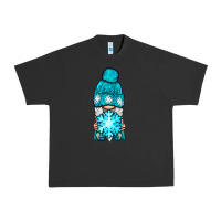 Pigment Black winter gnome with snowflake Urban Heavy Tee - NancyCooperArtShop