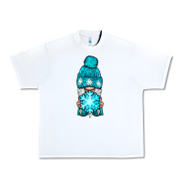 White winter gnome with snowflake Urban Heavy Tee - NancyCooperArtShop